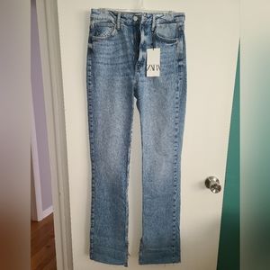 Zara Slim Flare High Rise Jeans